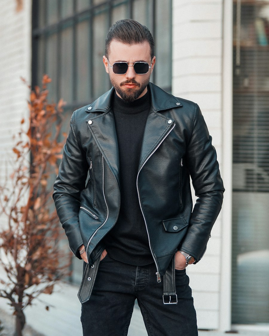 Men's jacket and layered outfit