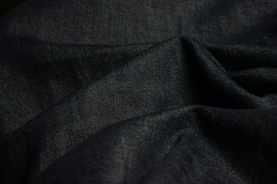 Close-up of fabric texture, stitching and clothing detail